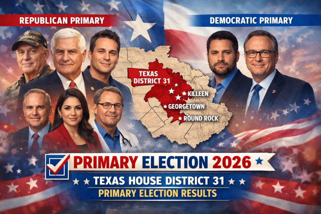 Texas House District 31 Primary Election Results 2026 live